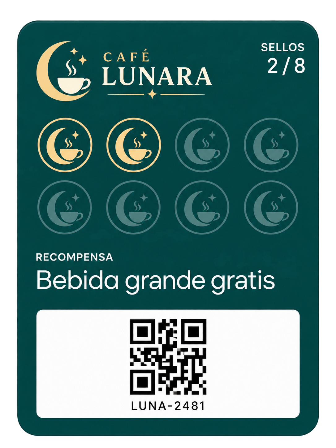 Ejemplo 1 de tarjeta Rewards Enla