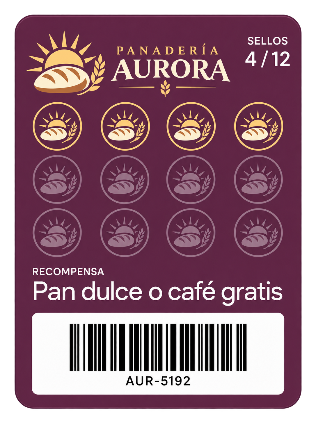 Ejemplo 2 de tarjeta Rewards Enla
