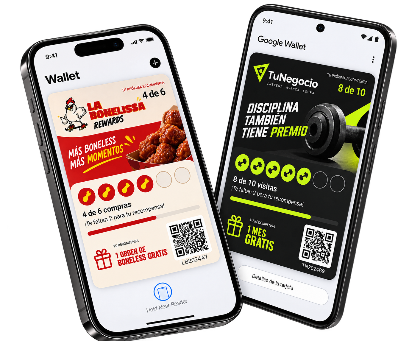 Tarjetas Rewards Enla en Apple Wallet y Google Wallet